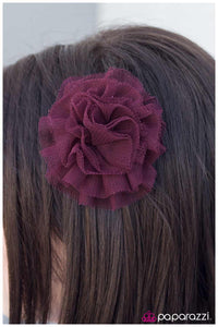 Paparazzi "Nothing But Net - Purple" hair clip Paparazzi Jewelry