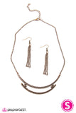 Paparazzi "Nothing Can Stop Me Now - Copper" Necklace & Earring Set Paparazzi Jewelry