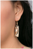 Paparazzi "Nothing Else METALS" Gold Necklace & Earring Set Paparazzi Jewelry