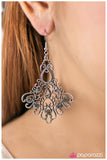Paparazzi "Not Just A Pretty Face - Silver" earring Paparazzi Jewelry
