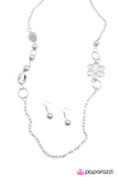 Paparazzi "Not So Ordinary - Silver " necklace Paparazzi Jewelry