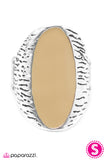 Paparazzi "Not To Be Outdone - Brown" ring Paparazzi Jewelry