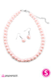 Paparazzi "Not Your Mamas Pearls" Pink Necklace & Earring Set Paparazzi Jewelry