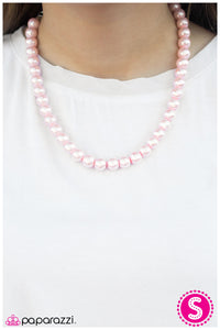 Paparazzi "Not Your Mamas Pearls" Pink Necklace & Earring Set Paparazzi Jewelry