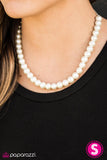 Paparazzi "Not Your Mamas Pearls" White Necklace & Earring Set Paparazzi Jewelry