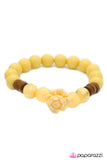 Paparazzi "Now and Zen - Yellow" bracelet Paparazzi Jewelry