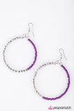 Paparazzi "Now Youre Talkin - Purple" earring Paparazzi Jewelry