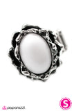 Paparazzi "Now You See It... - White" ring Paparazzi Jewelry