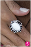Paparazzi "Now You See It... - White" ring Paparazzi Jewelry