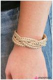 Paparazzi "Number One Stunner - Brown" bracelet Paparazzi Jewelry