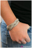 Paparazzi "Number One Stunner - Silver" bracelet Paparazzi Jewelry