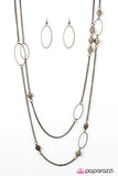 Paparazzi "Ocean Air - Brass" necklace Paparazzi Jewelry