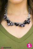 Paparazzi "Ocean Sunset" Black Necklace & Earring Set Paparazzi Jewelry