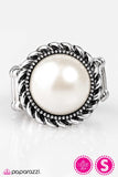 Paparazzi "Ocean Treasure - White" ring Paparazzi Jewelry