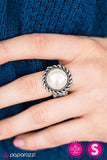 Paparazzi "Ocean Treasure - White" ring Paparazzi Jewelry