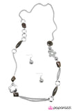 Paparazzi "Ode To Joy - Brown" necklace Paparazzi Jewelry