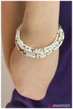 Paparazzi "Off The BEADen Path" White Bracelet Paparazzi Jewelry
