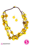 Paparazzi "Of Your Own AcCORD - Yellow" necklace Paparazzi Jewelry