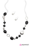 Paparazzi "Oh, Baby! - Black" necklace Paparazzi Jewelry
