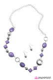 Paparazzi "Oh, Baby! - Purple" necklace Paparazzi Jewelry