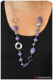 Paparazzi "Oh, Baby! - Purple" necklace Paparazzi Jewelry