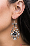 Paparazzi "Oh, Pretty Woman - Black" earring Paparazzi Jewelry