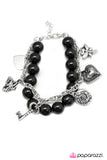 Paparazzi "Oh, So Charming" Black Bracelet Paparazzi Jewelry