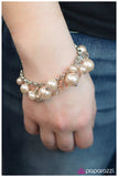Paparazzi "Old Money" Brown Bracelet Paparazzi Jewelry