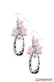 Paparazzi "O Me, O My! - Pink" earring Paparazzi Jewelry