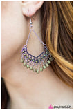 Paparazzi "On A Magic Carpet Ride" Green Earrings Paparazzi Jewelry