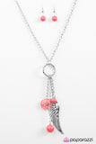 Paparazzi "On a Wing and a Prayer - Pink" necklace Paparazzi Jewelry