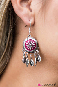 Paparazzi "Once Upon A CHIME" Pink Earrings Paparazzi Jewelry