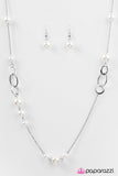 Paparazzi "Once Upon A Dream - White" necklace Paparazzi Jewelry