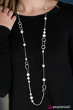 Paparazzi "Once Upon A Dream - White" necklace Paparazzi Jewelry