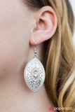 Paparazzi "Once Upon a Princess - White" earring Paparazzi Jewelry