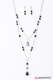 Paparazzi "On Cloud Nine - Black" necklace Paparazzi Jewelry