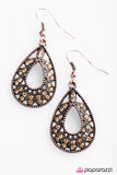 Paparazzi "One Chic Chick - Copper" earring Paparazzi Jewelry