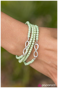 Paparazzi "One Day At A Time - Green" bracelet Paparazzi Jewelry