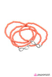 Paparazzi "One Day At A Time - Orange" bracelet Paparazzi Jewelry