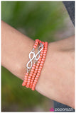 Paparazzi "One Day At A Time - Orange" bracelet Paparazzi Jewelry