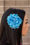 Paparazzi "One For My Baby - Blue" hair clip Paparazzi Jewelry