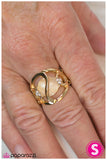 Paparazzi "One For The Money" Gold Ring Paparazzi Jewelry