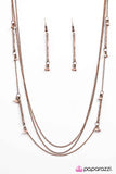 Paparazzi "One Girl Revolution - Copper" necklace Paparazzi Jewelry