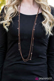 Paparazzi "One Girl Revolution - Copper" necklace Paparazzi Jewelry