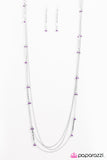 Paparazzi "One Girl Revolution - Purple" necklace Paparazzi Jewelry