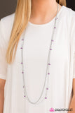 Paparazzi "One Girl Revolution - Purple" necklace Paparazzi Jewelry