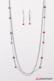 Paparazzi "One Girl Revolution - Red" necklace Paparazzi Jewelry