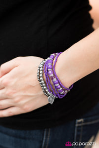 Paparazzi "One-Hit WANDER - Purple" bracelet Paparazzi Jewelry