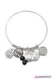 Paparazzi "One-Hit Wonder" Black Bracelet Paparazzi Jewelry