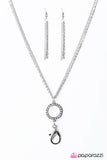 Paparazzi "One on One" White Necklace & Earring Set Paparazzi Jewelry